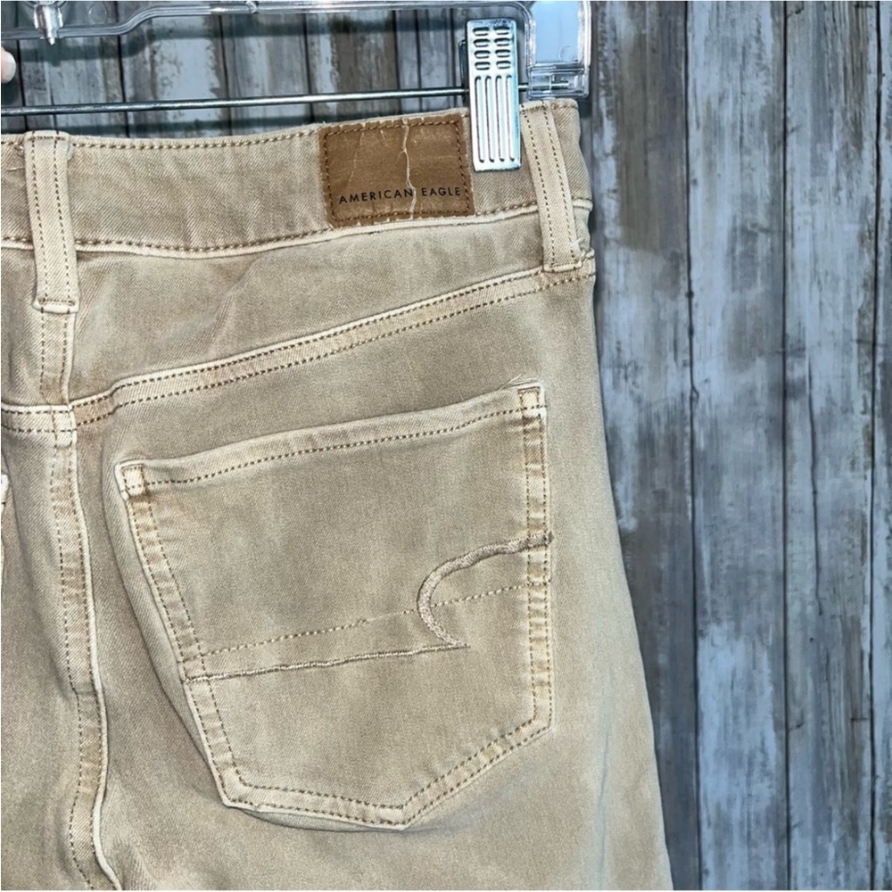 American Eagle Khaki 360 Next Level Stretch High Rise Jegging - Picture 5 of 8